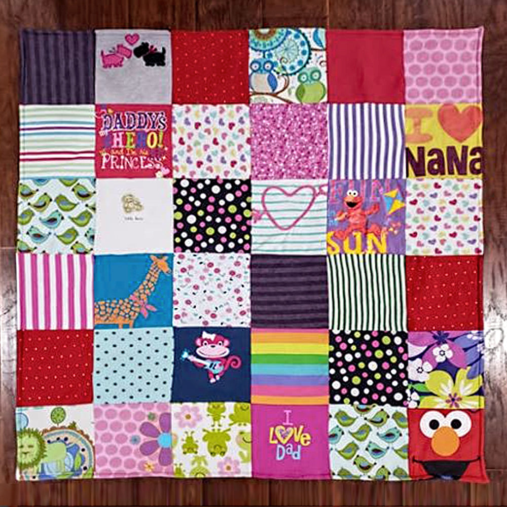 Onesie Pyjama Toddler Quilt – Covered Custom Quilt